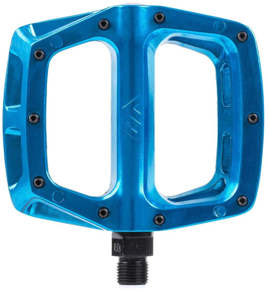 DMR V8 Flat Pedals 95MM X 100MM Electric Blue