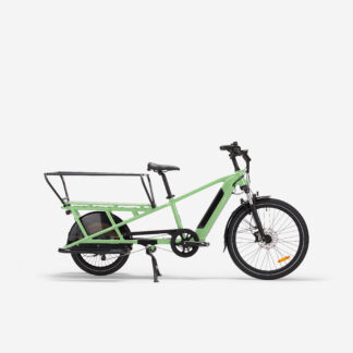 E-three 500 Longtail Electric Cargo Bike - Sorbet Green