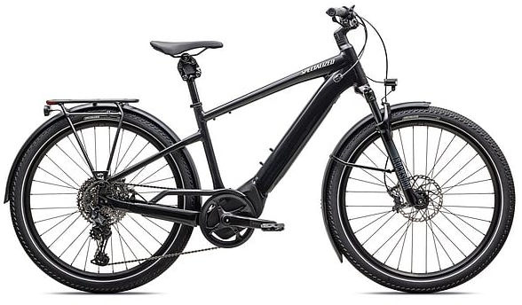 Specialized 2025 Turbo Vado 5.0 Electric Hybrid Bike M Gloss Castblack / Satin Silver Reflective - Cycles UK