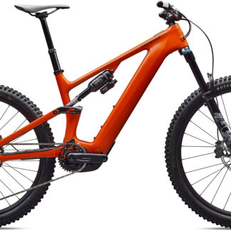 Specialized 2026 Turbo Levo 4 Comp Carbon Electric Mountain Bike S5 GLOSS ORANGE TINT OVER SILVER DUST / DARK NAVY - Cycles UK