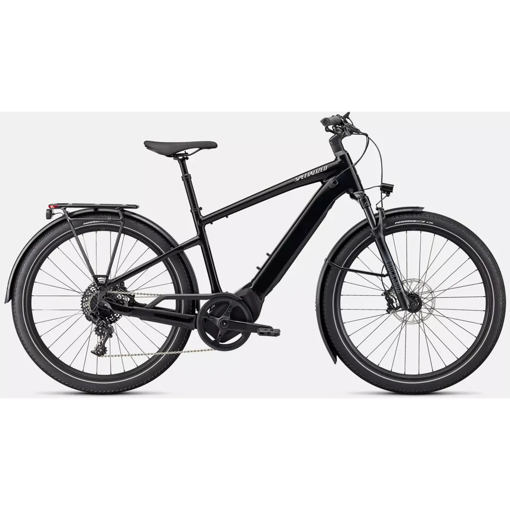 Specialized Turbo Vado 5.0 Electric Bike 2024 Black/Silver Reflective