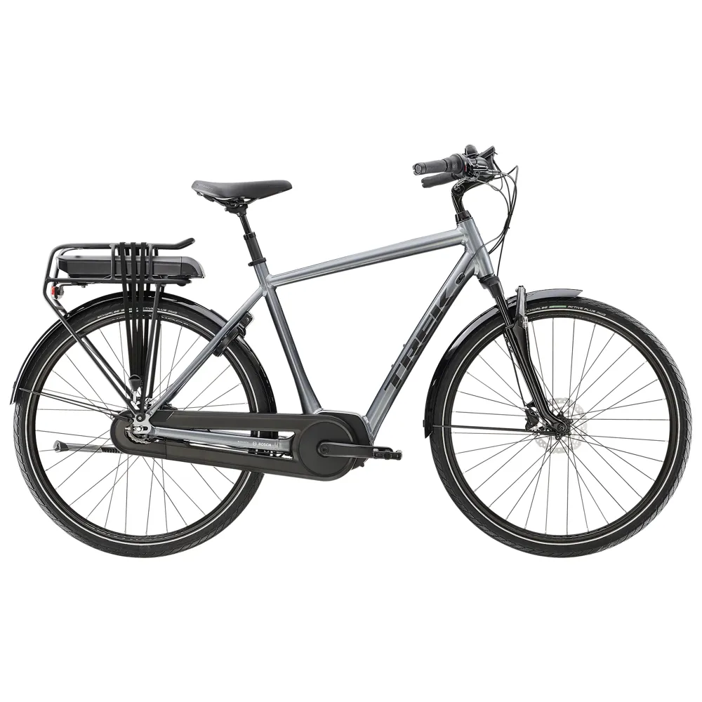 Trek District+ 2 300WH Electric Bike 2023 Galactic Grey