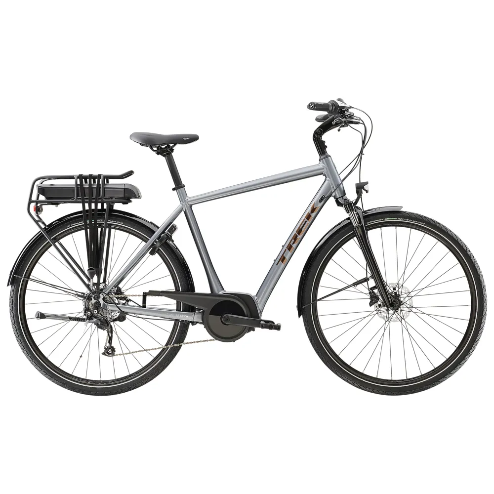 Trek Verve+ 1 400WH Electric Bike 2023 Galactic Grey